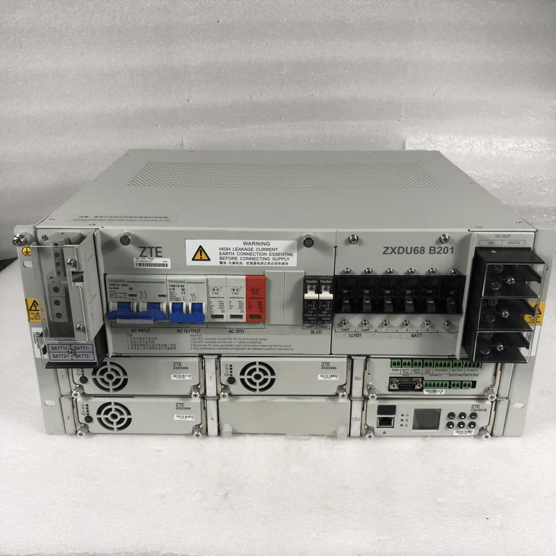 中兴ZXDU68-B201开关电源 诠释嵌入式通信电源的系统韧性